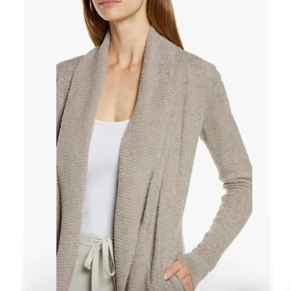 Barefoot Dreams Gray CozyChic Lite Circle Cardigan